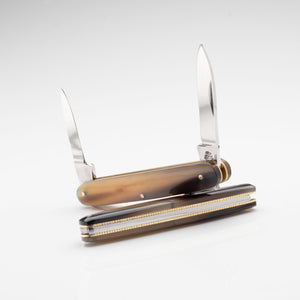Penknife - Twin Blade - Ox Horn Handle