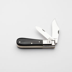 Twin Blade Barlow - 55mm Clip & Pen Blades - Ox Horn Handle