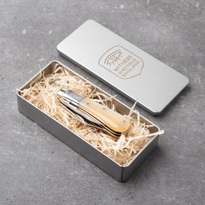 Twin Blade Barlow - 55mm Clip & Pen Blades - Rams Horn Handle