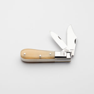 Twin Blade Barlow - 55mm Clip & Pen Blades - Rams Horn Handle