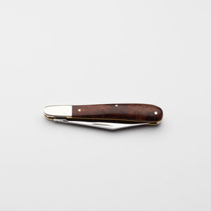 Gentleman's Clip Point - 67mm Blade - Amboyna Burr Handle