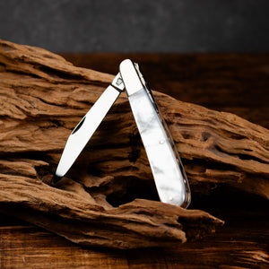 Gentleman's Clip Point - 67mm Blade - Mother of Pearl Handle with Traditional Workback