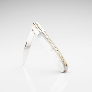 Gentleman's Clip Point - 67mm Blade - Mother of Pearl Handle with Traditional Workback