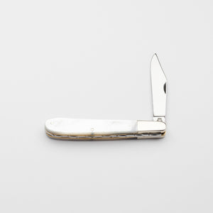 Gentleman's Clip Point - 67mm Blade - Mother of Pearl Handle with Traditional Workback