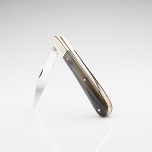 Gentleman's Clip Point - 67mm Blade - Ox Horn Handle