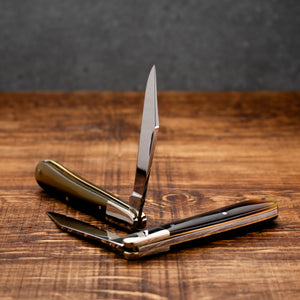 Gentleman's Clip Point - 67mm Blade - Ox Horn Handle