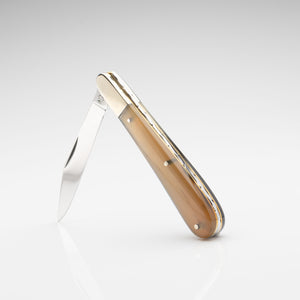 Gentleman's Clip Point - 67mm Blade - Rams Horn Handle with Traditional Workback