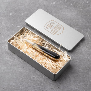 Gentleman's Clip Point - 67mm Blade - Rams Horn Handle with Traditional Workback